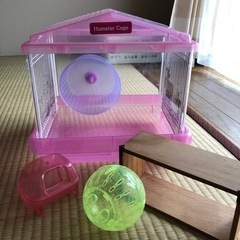 ハムスターケージ　ハムスターボール　回し車　トイレorバス付き