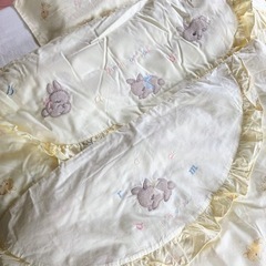 再値下！赤ちゃんの城ベビー布団セット新品掛け布団つき　の画像