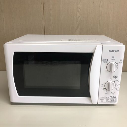 J0306 電子レンジ アイリスオーヤマ 50Hz 2017年製 単機能 IRIS OHYAMA