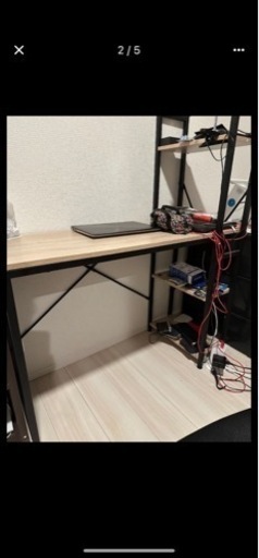 パソコン机　ブラック