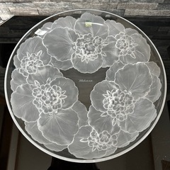 【絶品！！】HOYA ホヤ　クリスタルグラス　オードブルボール大皿　未使用品の画像