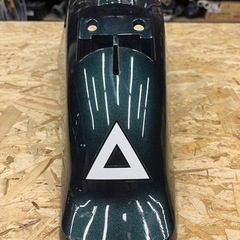 スーパーカブ110 JA44 AA09 リアフェンダー タスマニアグリーンメタリック 傷歪みあり ジャンクの画像