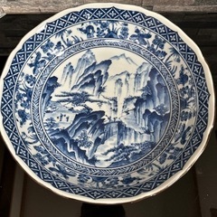 【値下げ‼️】山水　大皿　愛陶の画像