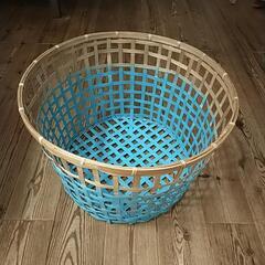 IKEA　竹のバスケット　カゴ　直径50cm高さ32cm