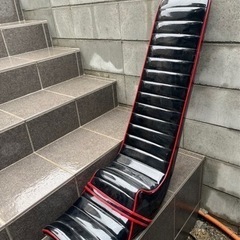 金額交渉可　ヤマハＲＺ250三段シート　オオカワ製　黒エナメルふ...