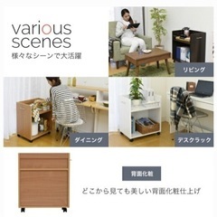 押入れ収納　キャスター付　ラックの画像