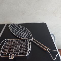 アウトドア　BBQお魚を焼く網セット