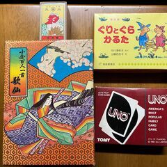 かるた、花札、UNO、百人一首【カードゲーム】