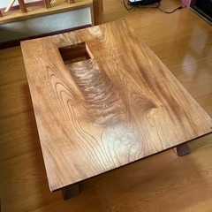 木のテーブル　レトロ　値下げしました！　受付中です！の画像