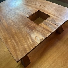 木のテーブル　レトロ　値下げしました！　受付中です！の画像