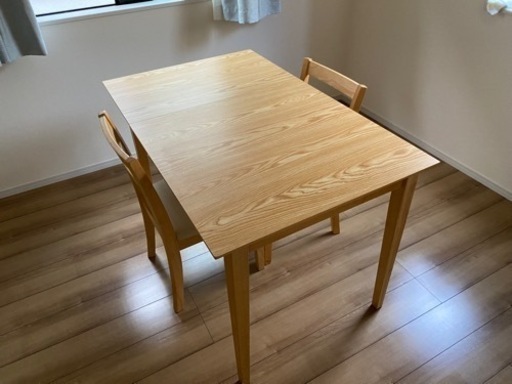 ★週末限定価格★【B-COMPANY】ダイニングテーブル+椅子セット（伸縮タイプ）