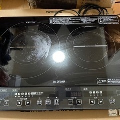 2口IHコンロ　IHK-W1-B