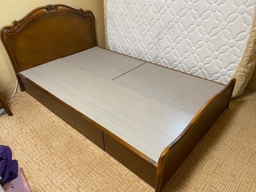分解保留 シモンズ高級ベッド(シングル)値下げ交渉可
