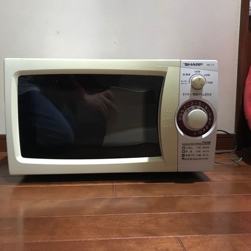 温めだけの電子レンジです