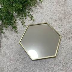 お話し中 ＊ 新品 IKEA イケア 六角形 ミラー 壁掛け ス...