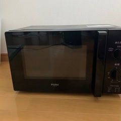 【中古】ハイアール 【東日本専用・50Hz】電子レンジ 17L ブラックHaier JM-17H-50-Kの画像