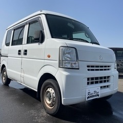 総額21.8万円 25年式 スズキ エブリイバン PC 車検2年...