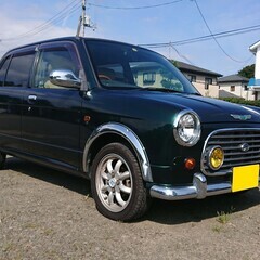 ミラジーノ　マイカグリーン、希少オーバーフェンダー、センターマフ...