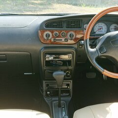 ミラジーノ　マイカグリーン、希少オーバーフェンダー、センターマフラー、エンジンリビルト済の画像