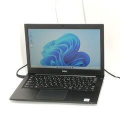 送料無料 保証付 高速SSD 12.5型 ノートパソコン DELL Latitude 7280 中古良品 第6世代Core i5 8GB 無線 Bluetooth Webカメラ Win11 Office 