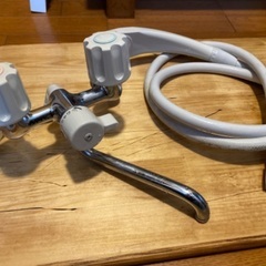 混合栓＋シャワー　サンエイ　蛇口　水栓