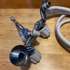 混合栓＋シャワー　サンエイ　蛇口　水栓の画像