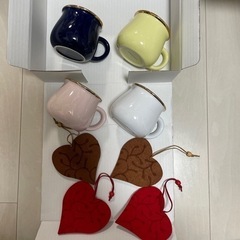 (受渡し決定)未使用保管品フランフラン マグカップ 4個