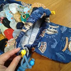 ハンドメイド おさかなリュックの画像
