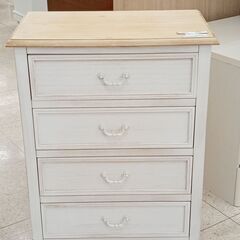 ★ジモティ割あり★  チェスト 白 H83.5×D35×W59....