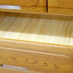 ★ジモティ割あり★  タンス 茶 H137×D67.7×W115.6 クリーニング済み TJ253の画像