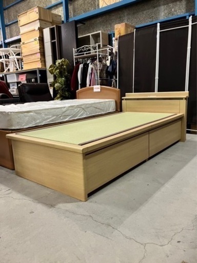 ☆畳好きの貴方へ!!☆ シングルベッド 畳ベッド 布団も使える和風ベッド!!