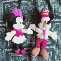ミッキー＆ミニーのぬいぐるみセットの画像