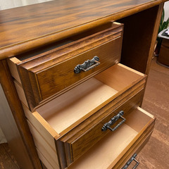 【無料/美品◎】 アンティークチェスト キャビネット 棚 骨董の画像