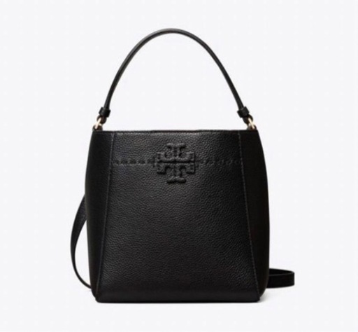 トリーバーチ TORY BURCH スモールバケットバッグ マックグロー 新品未使用 74956 ショルダーバッグ クロスボディ トートバッグ 黒