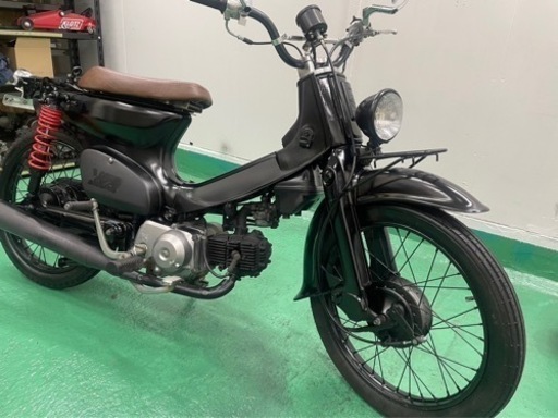 SALE!!実働！カスタム　スーパーカブ50 バーハン　ブラック塗装①