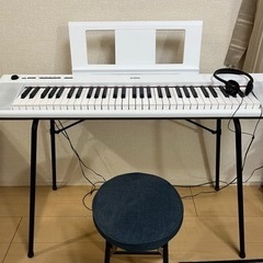 ヤマハ YAMAHA 電子キーボード piaggero ホワイト NP-12WH