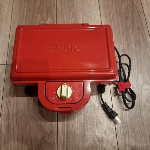 BRUNO\nホットサンドメーカー ダブル レッド\n\n