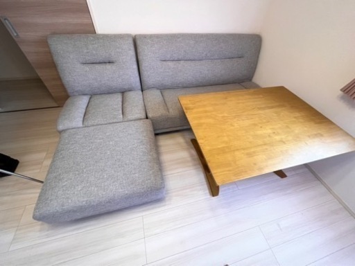 【最終お値下げ】オシャレなソファとダイニングテーブルセット‼︎