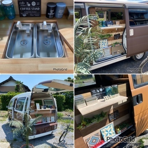 ☆キッチンカー製作します☆軽バン☆サンバー☆ エブリィ☆キャラバン☆