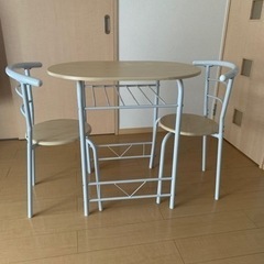 2人掛け3点円形セット