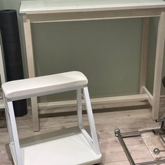 【期間限定1000円値下げ中】テーブル＆フットカートセット