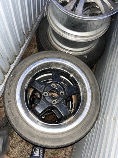 今日中取引限定work マイスター 深リム100 4穴 7J 2本