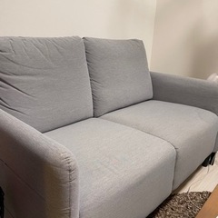 ※値下げしました！【新生活スタートにオススメ】IKEA2人掛けソファの画像