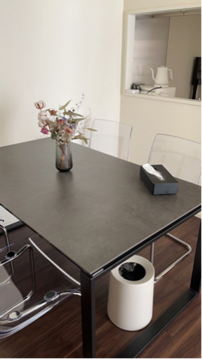 セラミックダイニングテーブル(セーラル150 CHN GY)