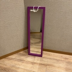 パープル縁　80×25センチミラー！