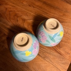 可愛い花柄のどんぶり　２個の画像