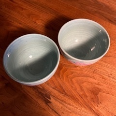 可愛い花柄のどんぶり　２個の画像