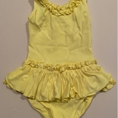 子供用レオタード　110cm-120cm イエロー
