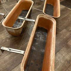 ベランダ／塀用ハンギングプランター、ホルダー3セット