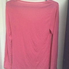 さしあげます　レディースTシャツ　ピンクの画像